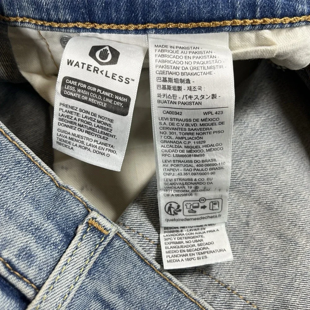 Levis 511 Jeans Mens Sz 30x30 Fit 30x29 STRETCH Light Wash RARE 
